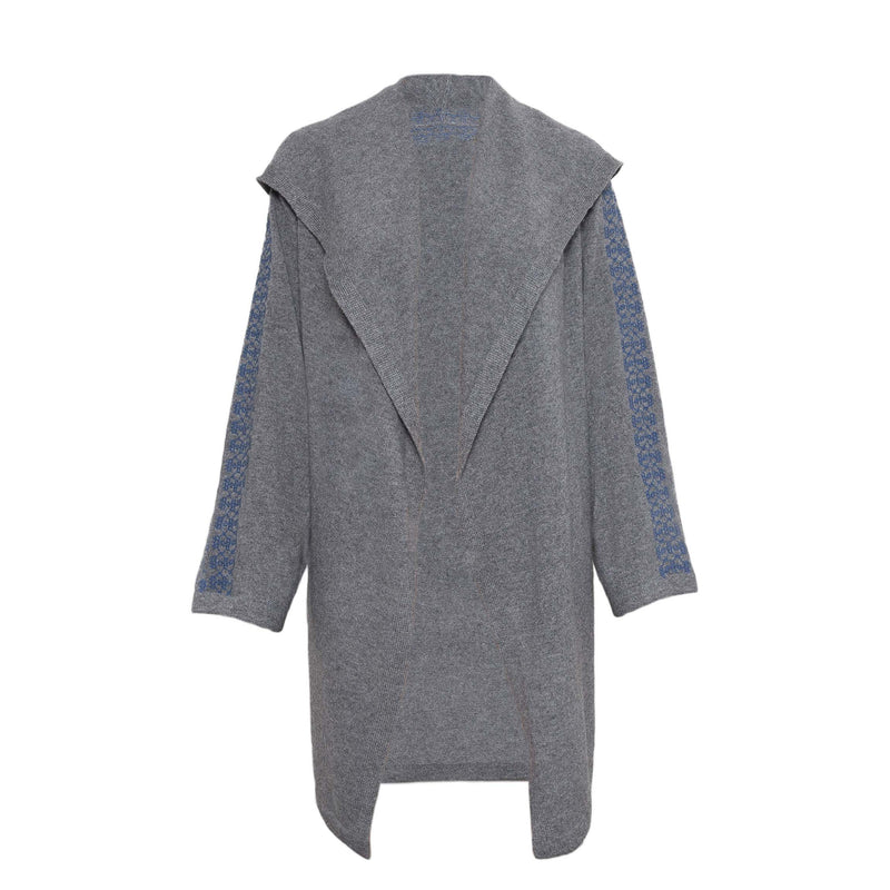 GRAY CASHMERE HOODIE | BEEHIVE