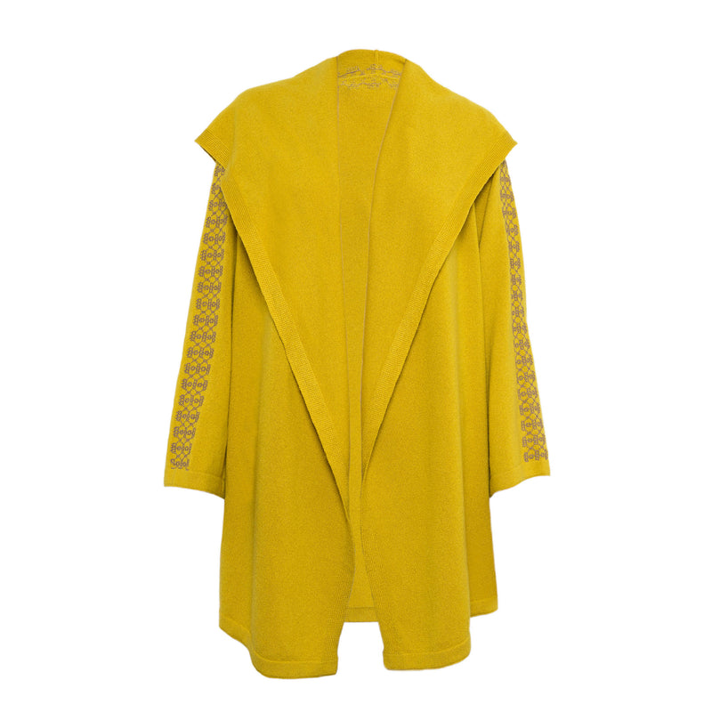 LIME CASHMERE HOODIE | BEEHIVE