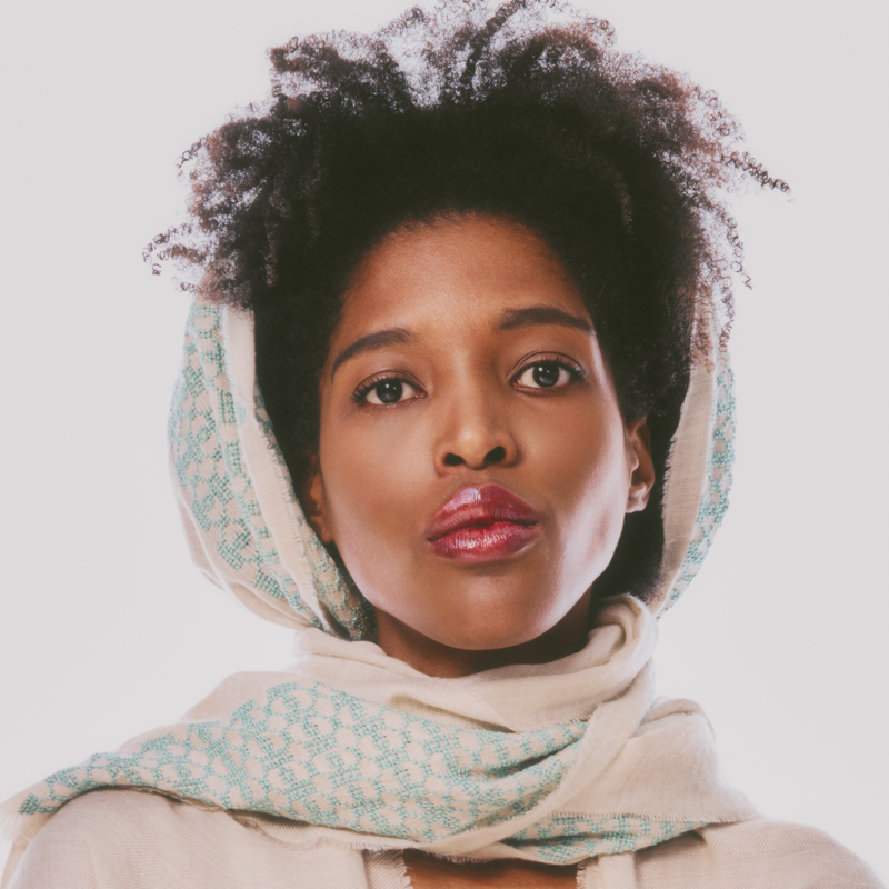 BEIGE CASHMERE & SILK SHAWL AQUA GREEN BEEHIVE