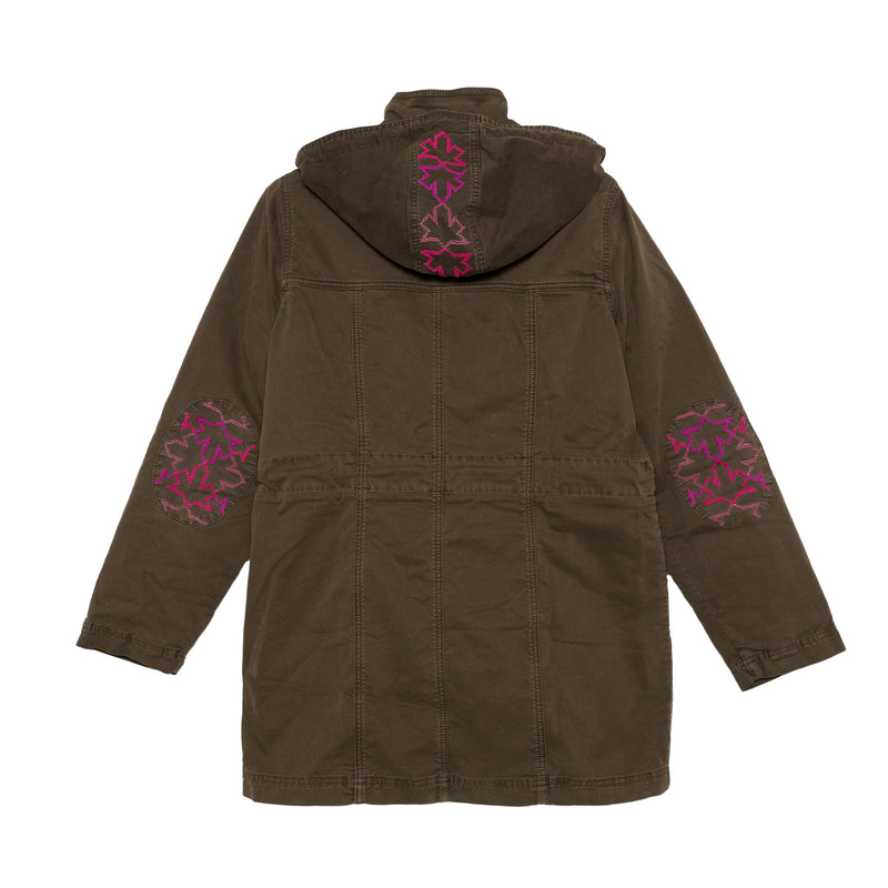 THE SULTAN HAN KHAKI JACKET | MULTICOLOR PINK & PURPLE