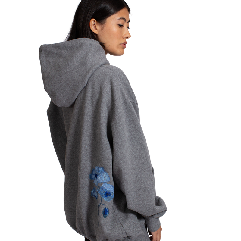 GRAY HOODIE POPPY