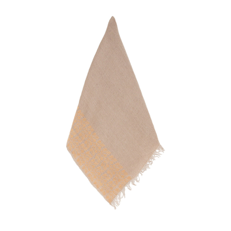 BEIGE LINEN SHAWL BEIGE SINEAD
