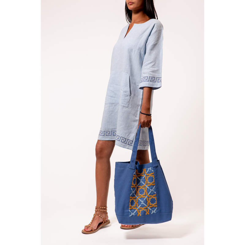 BLUE CANVAS BAG SDG#12