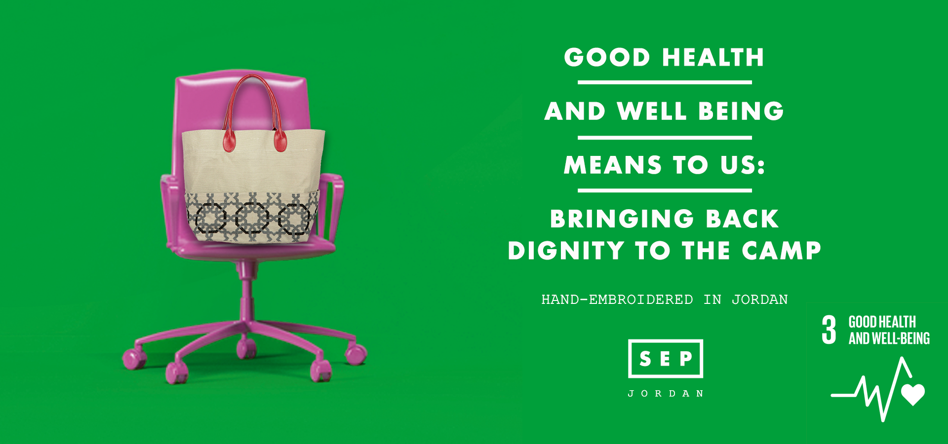 SDG3 GOOD HEALTH AND WELL-BEING How is SEP advancing SDG3?