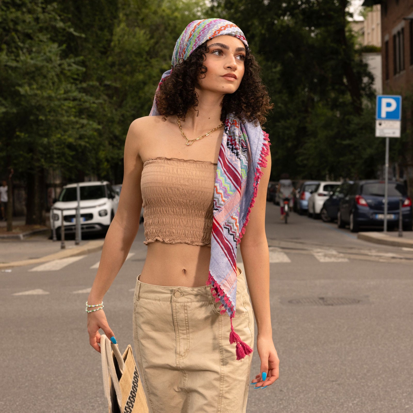 JUTE TOTE LINEN BAG BEEHIVE