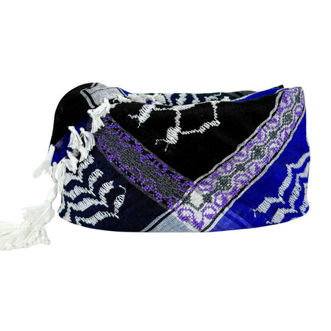 MAUVE LINEN SHAWL MARY MAGDALENE