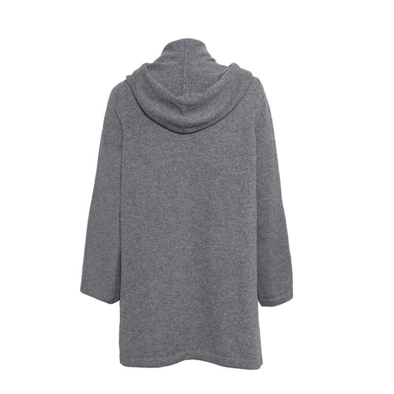 GRAY CASHMERE HOODIE | BEEHIVE