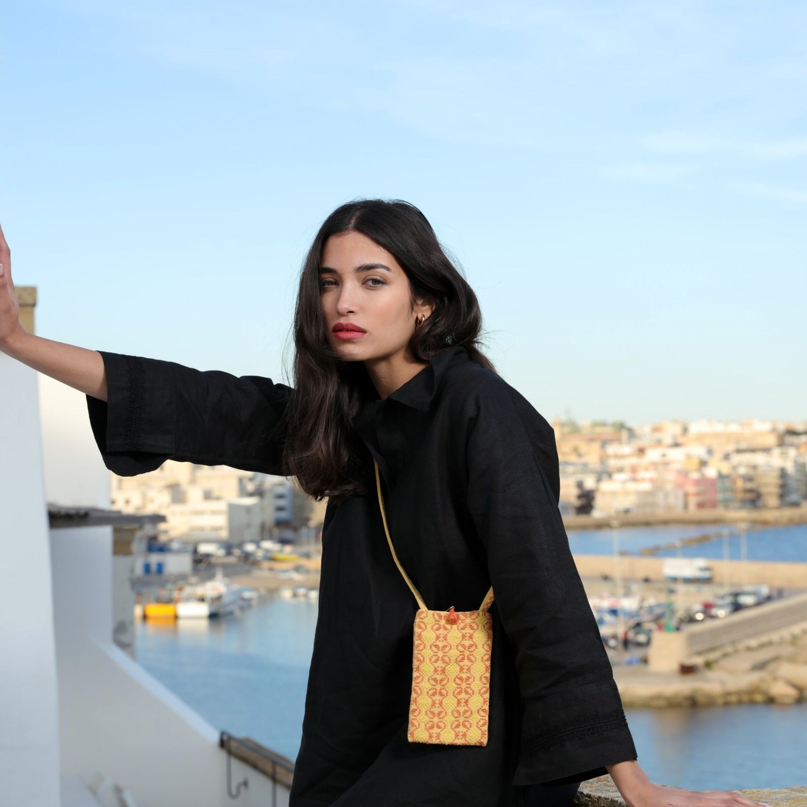 COTTON & LINEN PHONE POUCH | MURANO