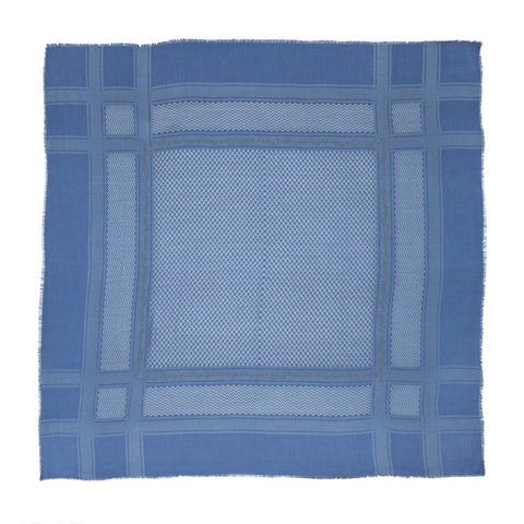 PINK MERINO WOOL & SILK IBN BATTUTA KEFFIYEH