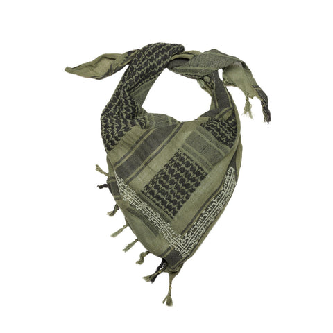 MINI BLACK & WHITE ROSE KEFFIYEH