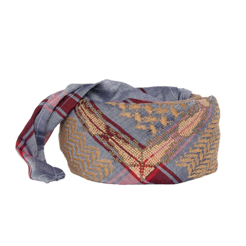 LINDA RED & WHITE CROSS KEFFIYEH