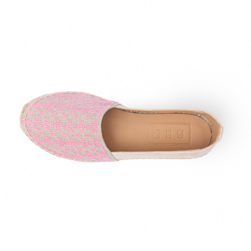 LINEN ESPADRILLES | BEEHIVE BABY PINK